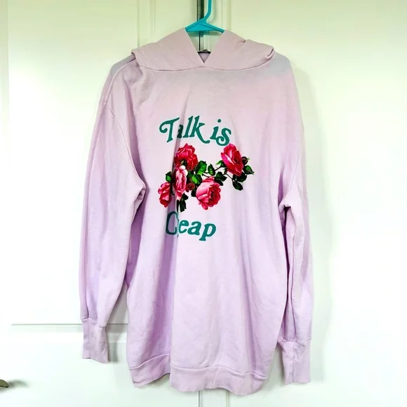 Wildfox TALK IS CHEAP REBEL HOODIE 🌹 - Picture 5 of 10